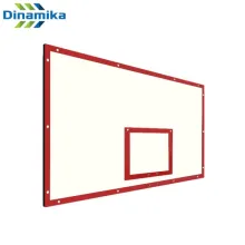 Баскетбольный щит Dinamika ZSO-004373, фанера на раме, 18 мм (красная разметка)