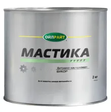 Мастика БИКОР OILRIGHT а/к 2кг жест.банка