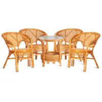 Набор садовой мебели TetChair Pelangi 02/15 4 кресла (мед)