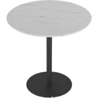 Кухонный стол Калифорния мебель Дейл (белый мрамор)