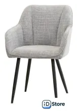 Стул с подлокотниками M-City Reflet 629M05446 (3018-10 бежевый/черный)