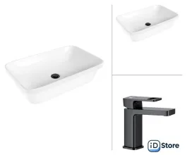 Умывальник Lauter 21370 Cascade 21СК655BS