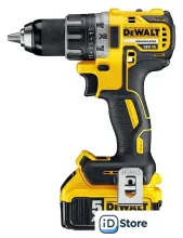 Дрель-шуруповерт DeWalt DCD791P2 (с 2-мя АКБ 5 Ah)