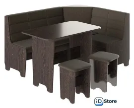 Обеденная группа Трия Техас исп. 2 (венге/кашемир коричневый)