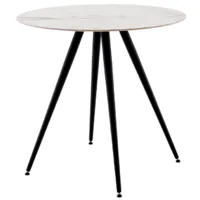 Обеденный стол Stool Group Ники круглый керамика / vd-niki-ij-800 (Ice Jade 800)