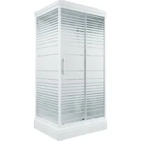 Душевая кабина Triton Квадро 100x80 А Полосы, ДН4