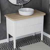 Мебель для ванных комнат Vela Тумба под умывальник Vela Грация 100Н под столешницу TU29266