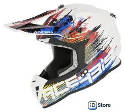 Мотошлем Acerbis Linear 22-06 0025316.034.062 (S, белый/синий/красный)