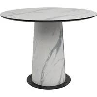 Кухонный стол Lepremo AV 1317 HPLМДФ 1000 (мрамор белый/черный)