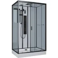 Душевая кабина Niagara NG-6912-01GQR BLACK 120x80x210 (тонированное стекло)