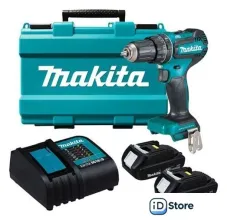 Ударная дрель-шуруповерт Makita DHP485SYE (с 2-мя АКБ, кейс)