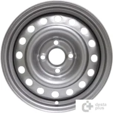 Штампованные диски TREBL 53B35B 14x5.5" 4x98мм DIA 58.6мм ET 35мм Silver