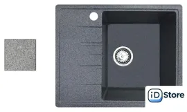 Кухонная мойка БелЭворс Mila R (серый, без сифона)