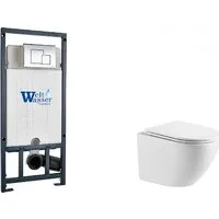 Унитаз подвесной WeltWasser Marberg 507 Merzbach 043 GL-WT Mar 507 SE-CR