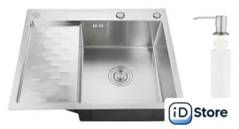 Кухонная мойка РМС MRK-6350R (с дозатором)