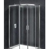 Душевой уголок BelBagno UNO-195-RH-2-120/80-C-Cr (прозрачное стекло)