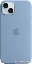 Чехол для телефона Apple MagSafe Silicone Case для iPhone 15 Plus (зимний синий)