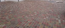 Тротуарная плитка "Носталит" "Старый город" цветная собственного производства