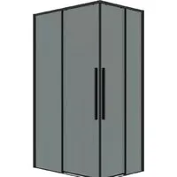 Душевой уголок Grossman Galaxy 110x90x195 300.K33.01.1190.21.10 (черный матовый/тонированное стекло)