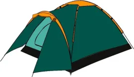 Палатка Totem Summer 2 Plus (V2) зеленый