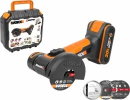 Угловая шлифмашина Worx WX801 (с 1-им АКБ, кейс)