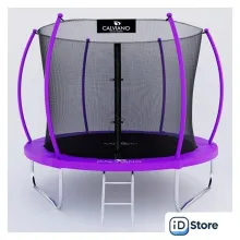 Батут Calviano Inside Master Purple 252 см - 8ft (внутренняя сетка, с лестницей)