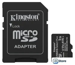 Карта памяти Kingston Canvas Select Plus microSDXC 1TB SDCS3/1TB (с адаптером)