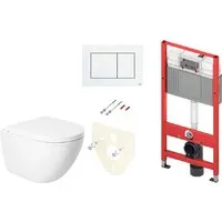 Унитаз подвесной Saniteco KW-9003W Single Hole TECE Kit 9400413