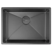 Мойка кухонная ZorG Zerox 59 U / IF PVD Gunblack