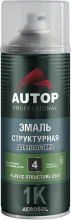 Эмаль структурная для пластика - Серая мелкая - Аэрозоль 520 мл AUTOP 4