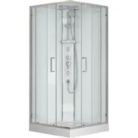 Душевая кабина Adema Витте Квадро 90 (белый/прозрачное стекло)