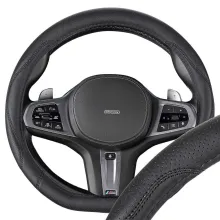 Оплетка D-тип экокожа M (37-39 см) SKYWAY Design Drift-6 Черная