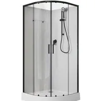 Душевая кабина Aquanet Passion Evo R 100 (черный)