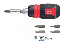Набор отвертка с битами Milwaukee 4932480581 (8 предметов)