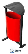 Уличная урна BZT DumL01 (красный)