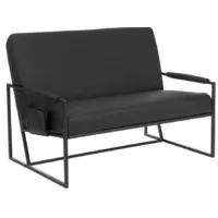 Диван садовый TetChair Чарли Люкс (экокожа, sharp черный)