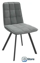 Стул Мамадома Rom D (k10 Антрацит замша Lux/черный)