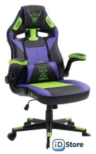 Игровое (геймерское) кресло FLOKY Asgard Purple-Green (фиолетовый/зеленый)