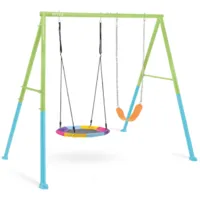 Качели Intex 44125 (зеленый/голубой)