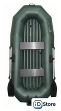 Моторно-гребная лодка Муссон Н-270 НД ТР (зеленый)