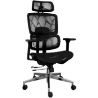 Офисное кресло SitUp Garfild Lux Chrome (сетка Black/сетка Black)