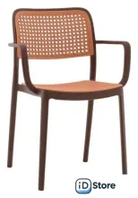 Стул Stool Group Yona с подлокотниками PP-297 (коричневый)