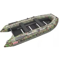 Надувная лодка Roger Boat Hunter 3000 (без киля, зеленый камуфляж/черный комби)