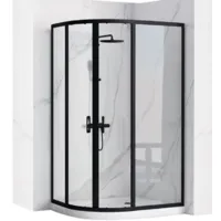 Душевой уголок Rea Look Black 80x100 K7900