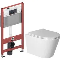 Унитаз подвесной Saniteco Torando T-201W TECE 9400401
