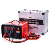 Инверторное пуско-зарядное устройство FoxWeld KVAZARRUS PowerBox 360i, таймер, пластиковый кейс / 8762