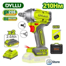 Гайковерт Dyllu DTCD3B21 (с 2-мя АКБ, кейс)