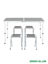 Набор мебели для пикника Green Glade M790-4 (светло-серый)