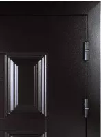 Входная дверь Промет Винтер-100 Дуб беленый/антик медь