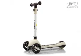 Детский самокат Rivertoys HB-818 коричневый